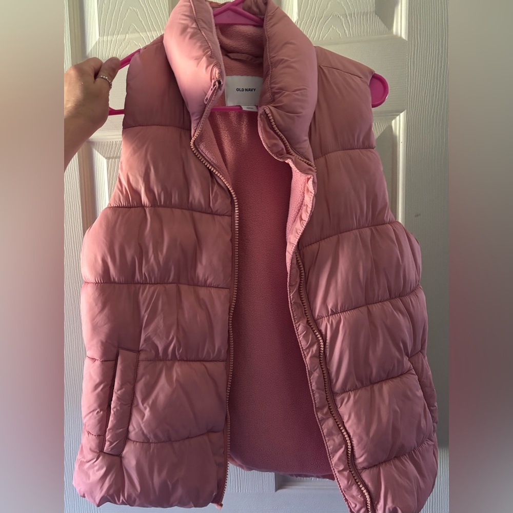 Old Navy Adult Small Pink Puffer Vest